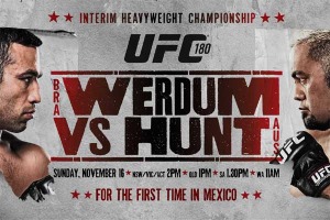 UFC 180: Werdum vs Hunt – Live Results