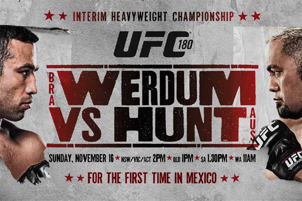 UFC 180: Werdum vs Hunt – Best Fight Odds