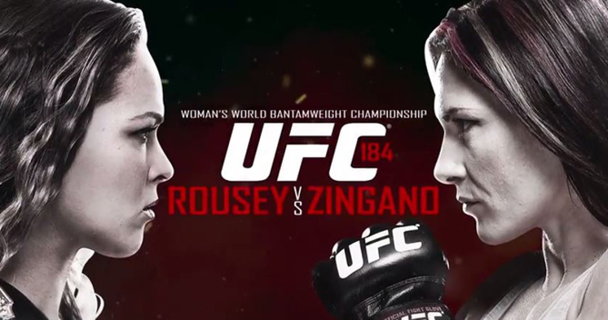UFC 184: Rousey vs Zingano – Best Fight Odds